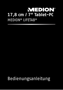 Bedienungsanleitung Medion Lifetab E7312 (MD 98488) Tablet