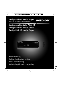 Brugsanvisning Medion E85016 (MD 86209) Medieafspiller