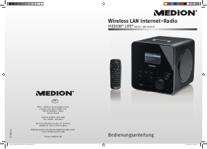 Bedienungsanleitung Medion LIFE P85017 (MD 86869) Radio