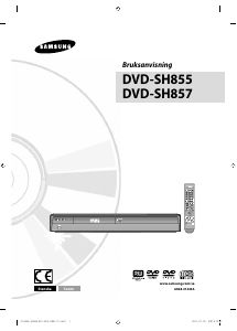 Bruksanvisning Samsung DVD-SH855 DVD spelare