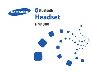 Mode d’emploi Samsung HM-1300 Headset