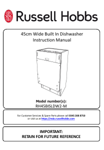Handleiding Russell Hobbs RH45BISLDW2-M Vaatwasser