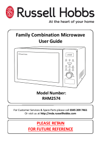 Bruksanvisning Russell Hobbs RHM2574 Mikrovågsugn