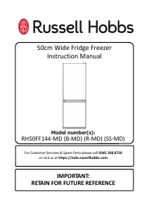 Manual Russell Hobbs RH50FF144-MD Fridge-Freezer