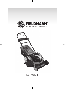 Handleiding Fieldmann FZR 4012-B Grasmaaier