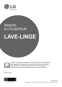 Mode d’emploi LG F286513WRH Lave-linge