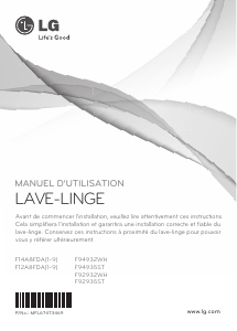 Mode d’emploi LG F92932WH Lave-linge