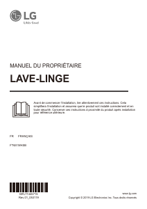 Mode d’emploi LG F94N51WHSB Lave-linge