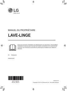 Mode d’emploi LG F854N51WHSB Lave-linge