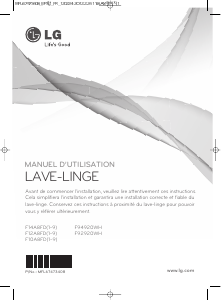 Mode d’emploi LG F94920WH Lave-linge