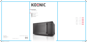 Használati útmutató Koenic KMW 2321 DB Mikrohullámú sütő