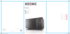 Εγχειρίδιο Koenic KMW 4441 DB Φούρνος μικροκυμάτων