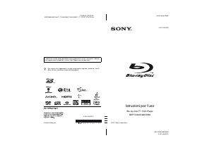 Manuale Sony BDP-S483 Lettore blu-ray