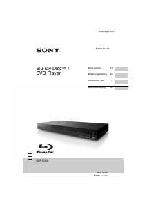 Handleiding Sony BDP-S7200 Blu-ray speler