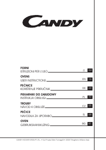 Priročnik Candy FCXP825NL Pečica