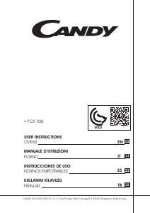 Manual Candy FCS100N Oven