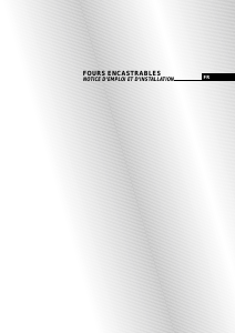 Mode d’emploi Candy FL 636 W Four