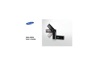 Handleiding Samsung SGH-X830 Mobiele telefoon