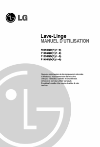 Mode d’emploi LG F12560QD Lave-linge