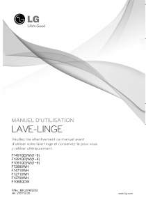 Mode d’emploi LG F72681WH Lave-linge