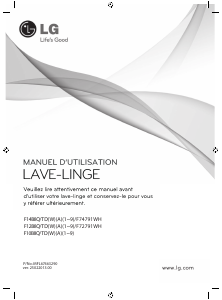 Mode d’emploi LG F74771WH Lave-linge