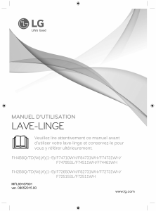 Mode d’emploi LG F82552WH Lave-linge