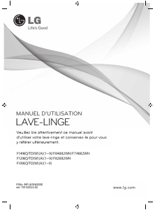 Mode d’emploi LG F84882WH Lave-linge