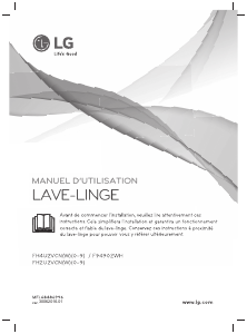 Mode d’emploi LG F94902WH Lave-linge