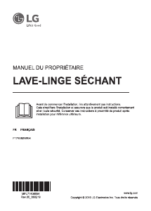 Mode d’emploi LG F174V92WRH Lave-linge séchant