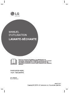 Mode d’emploi LG F954J60WRS Lave-linge séchant