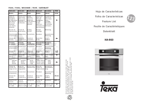 Manual Teka HA 860 Forno