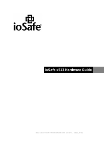 Bruksanvisning ioSafe x513 NAS