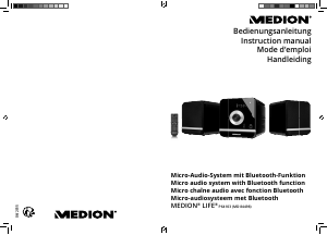 Bedienungsanleitung Medion LIFE P64103 (MD 84498) Stereoanlage