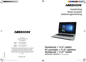 Mode d’emploi Medion Akoya E2212T (MD 99720) Ordinateur portable