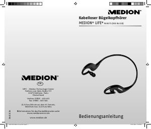 Bedienungsanleitung Medion LIFE P69075 (MD 84318) Kopfhörer