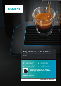Bedienungsanleitung Siemens TE1319RW Kaffeemaschine