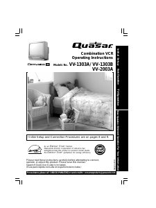 Bruksanvisning Quasar VV-1303B TV