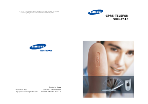Bruksanvisning Samsung SGH-P510 Mobiltelefon