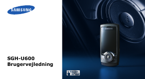 Brugsanvisning Samsung SGH-U600 Mobiltelefon