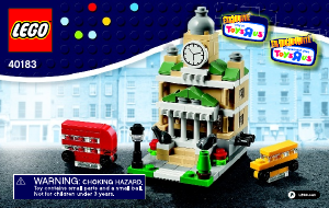 Manual Lego set 40183 Promotional Bricktober town hall