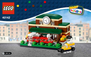 Manual Lego set 40142 Promotional Bricktober train station
