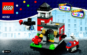 Manual Lego set 40182 Promotional Bricktober fire station