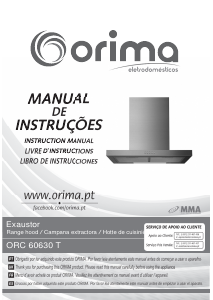 Handleiding Orima ORC 60630 T Afzuigkap