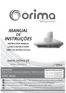 Manual Orima ORC 6063 Cooker Hood
