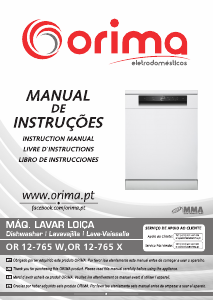 Bruksanvisning Orima OR 12-765 X Diskmaskin