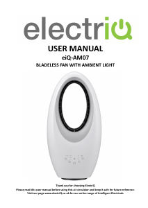Manual ElectriQ eiq-AM07 Fan