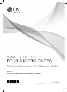 Mode d’emploi LG MH6565CPST Micro-onde