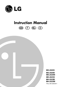 Handleiding LG MS-2020S Magnetron