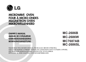 Bruksanvisning LG MC-2686W Mikrovågsugn