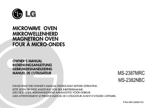 Handleiding LG MS-2387MRC Magnetron